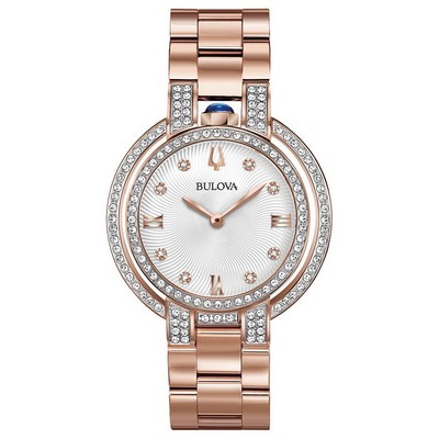 Bulova Ladies' Rubaiyat Limited Edition Bracelet Diamond Case