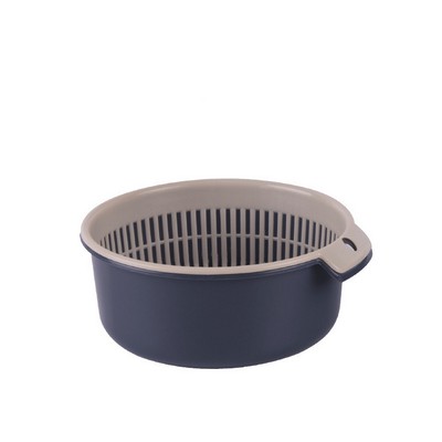 Double-layer vegetable sink plastic drain basket