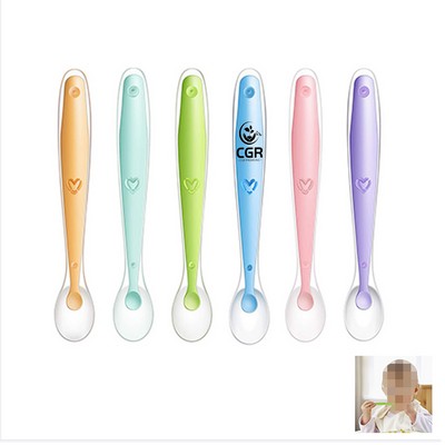 Baby Silicone Soft Spoon BPA Free