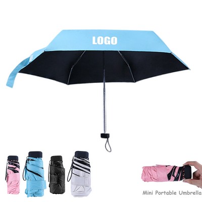 Mini Portable Folded Umbrella