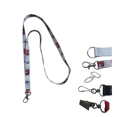 1" Dye-Sublimated Lanyard