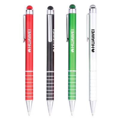 Lucca Aluminum Ballpoint Stylus Pen