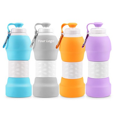 19 oz Collapsible portable water bottle