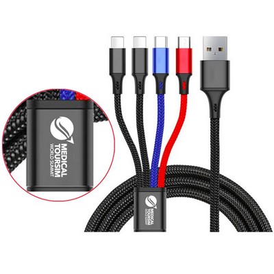 4 In 1 Multi-Usb Charging Cable