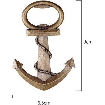 Beer Corkscrew Boat Anchor Bottle Opener