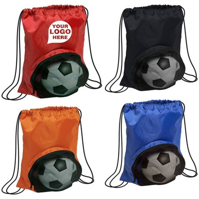 Striker Drawstring Soccer Backpack