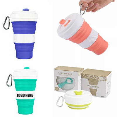 19 Oz. Silicone Collapsible Coffee Mug