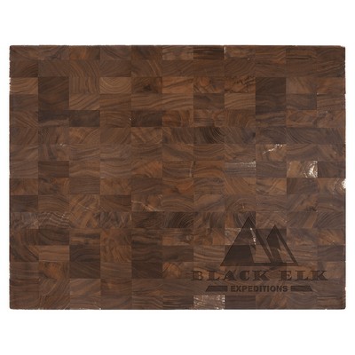 16" x 13" x 1.4" Walnut Butcherblock Cutting Board