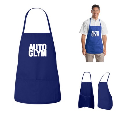 Kitchen Apron With Center Pocket