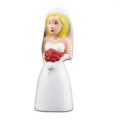 Custom PU Bride Figure Shape Stress Ball