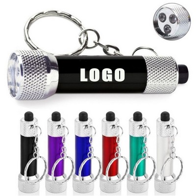 LED Flashlight With Keychain