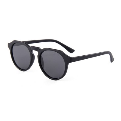 Round polarized uv400 sunglasses