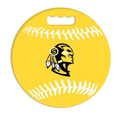 Baseball Shaped Stadium Seat Cushion