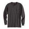 Dickie's® Men's Heavyweight Crew Neck Long Sleeve Shirt - Charcoal Gray