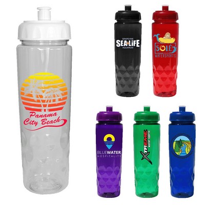 24 oz. Oceanworks PET Bottle with Push 'n Pull Cap (Full Color Digital)