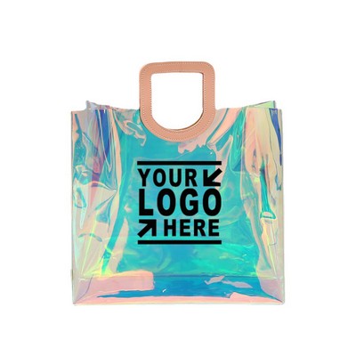 Custom PVC Laser Colored Shipping Tote Bag