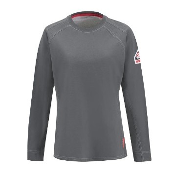 Bulwark™ iQ Series® Comfort Knit Women's Tee Shirt w/Insect Shield - Charcoal Gray