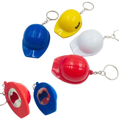 Helmet Keychain with Bottle Opener