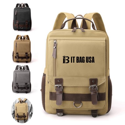 Retro Canvas Men's Backpack