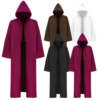 Halloween Death wizard Cloak Cosplay Cape