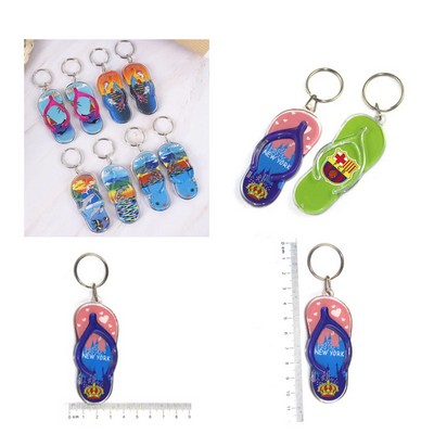 Acrylic Flip-flop keychain