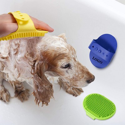 Silicone Pet Grooming Bath Brush