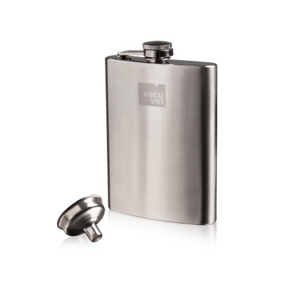 Vacu Vin SS Hip Flask & Funnel