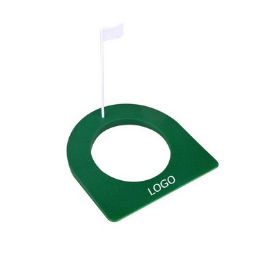 Golf Practice Putting Hole Cup w/Flagstick