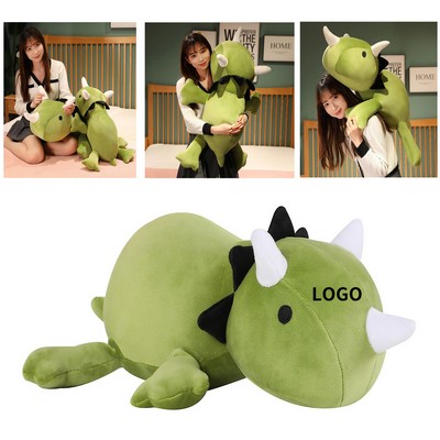 9.8 Inch Dinosaur Plushie Dino Throw Pillow