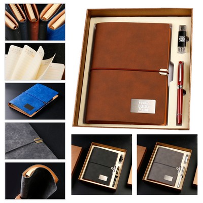 Journal, Pen, and Flash Drive Gift Ensemble