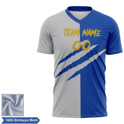 Men's & Kids' Sublimation Soccer Jersey - 160G Birdseye Mesh