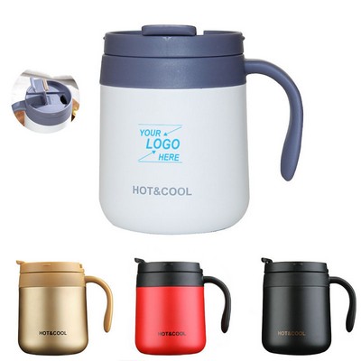 12 Oz Stainless Steel Insulated Coffee Travel Mug