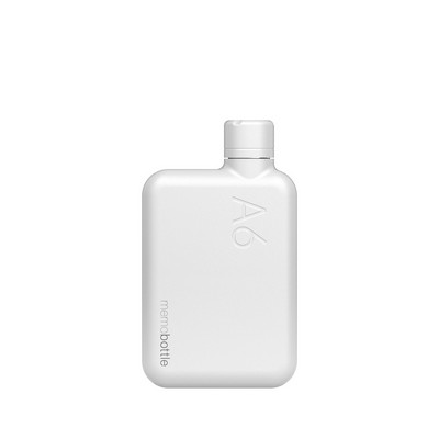 A6 memobottle (Stainless Steel) - White