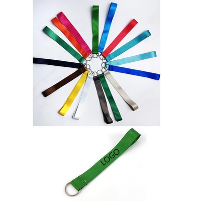 3/4'' Polyester Wrist Keychain Lanyard