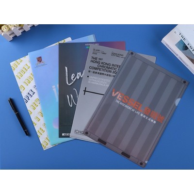 L type A4 Size Document Clear Plastic Folder