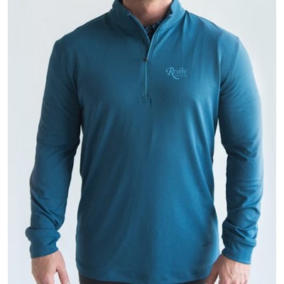 Men's Jacket - Men's Q-Zip - Ocean Blue