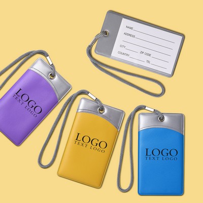 Vinyl Rectangular Luggage Tag