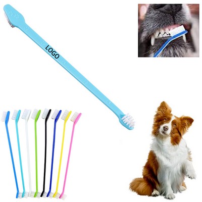 Soft Clean Pet Teeth Dual Headed Dog Tooth Brushes