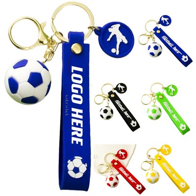 Creative Football Keychain