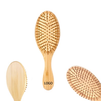 Bamboo Wooden Massage Hair Brush Comb