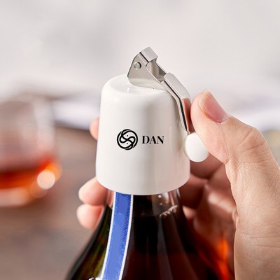 Wine bottle stopper