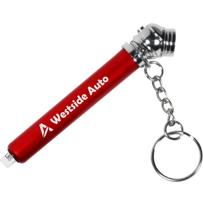 Mini Tire Pressure Gauge Keychain