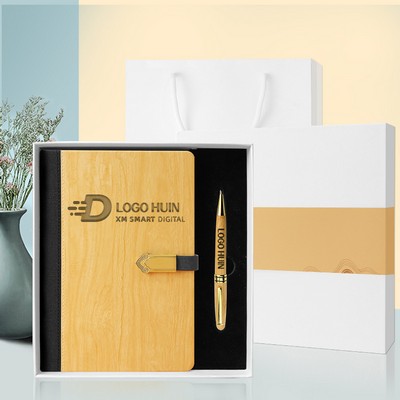 Notebook w/ Bamboo Pen Gift Set