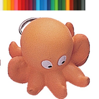 Octopus Stress Ball Keychain