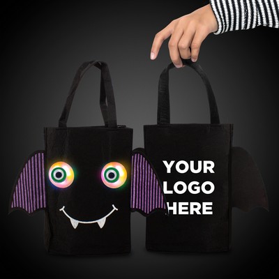 Bat Light Up Trick or Treat Bag(Imprintable)