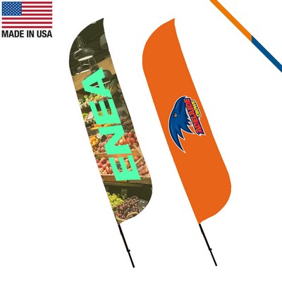 13' Leangle Double-Sided Feather Flag