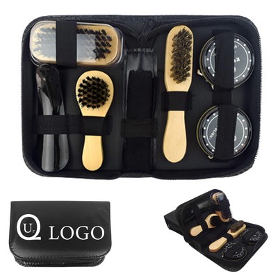 Shoeshine Travel Kit 7-Piece Set