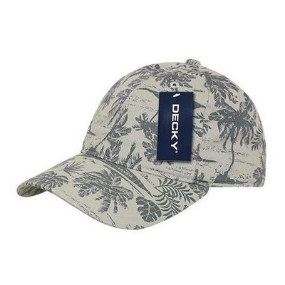 Decky Tropical Polo Island Print Cap