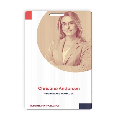 6" x 4" Full Color Plastic Credential Cards