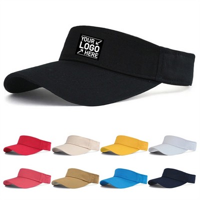 Washed Cotton Twill Visor for Comfortable Sun Protection